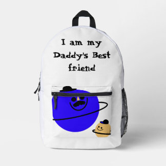 Daddy's Best Friend School Bag Bedrukte Rugzak