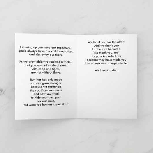 Daddy's Bundles Vader Dag Kaart (Binnen)