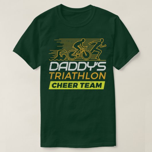 Daddys Cheer Team Triathlon T-shirt (Design voorkant)