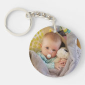 Daddy's Darling Children's Photo Sleutelhanger (Voorkant)