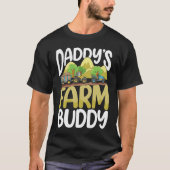 Daddy's Farm Buddy for a Farmer T-shirt (Voorkant)