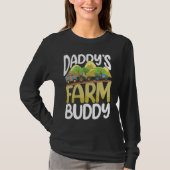 Daddy's Farm Buddy for a Farmer T-shirt (Voorkant)