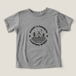 Daddy's favoriete Camping Buddy Baby shirt