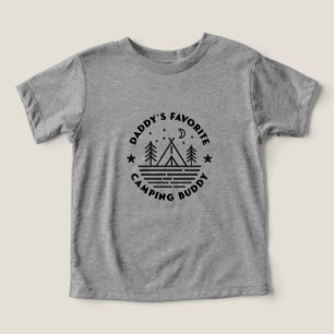 Daddy's favoriete Camping Buddy Baby shirt
