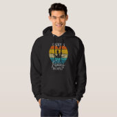 Daddy's Fishing Buddy  Retro Dad Son For Fisherman Hoodie (Voorkant volledig)