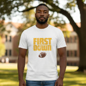 Daddy's Football First Year Down Graphic Tee T-shirt