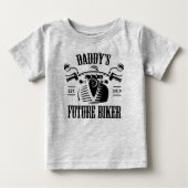 Daddy's Future Biker Motorcycle Skull Personalized (Voorkant)