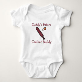 Daddy's Future Cricket Buddy | Custom Cricket Romper