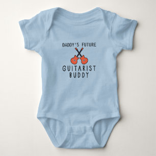 Daddy's Future gitarist Buddy - Schattige gitarist Romper