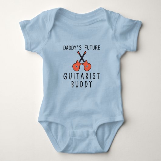 Daddy's Future gitarist Buddy - Schattige gitarist Romper (Voorkant)