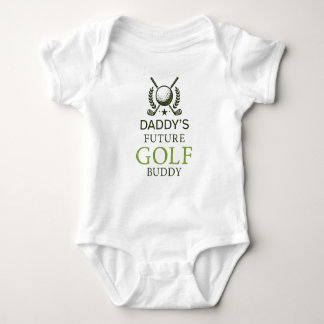 Daddy's Future Golf Buddy Cute Golfing Romper