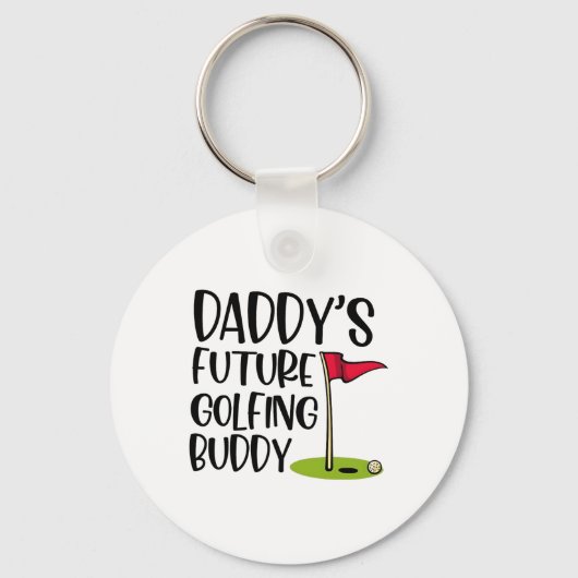 Daddy's Future Golfing Buddy 1 Sleutelhanger (Voorkant)
