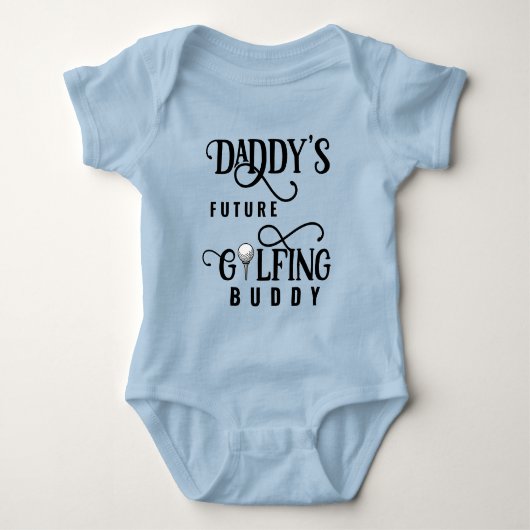 Daddy's Future Golfing Buddy Baby Bodysuit (Voorkant)