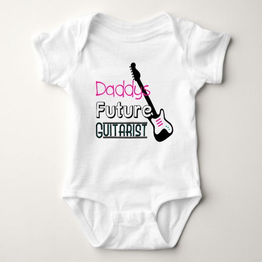 Daddys Future Guitarist Romper (Voorkant)