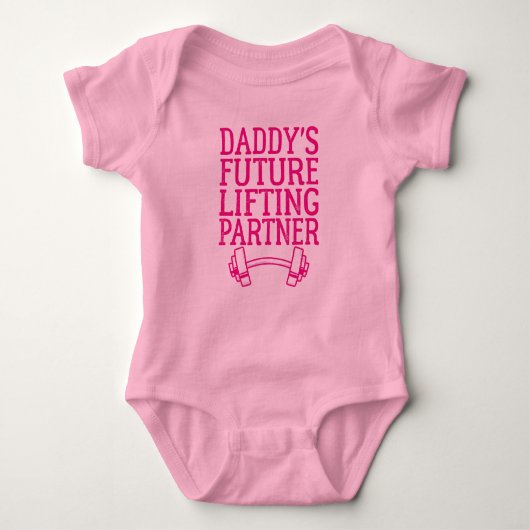 Daddy's Future Lifting Partner - Grappig Romper (Voorkant)