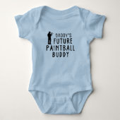 Daddy's Future Paintball Buddy Paintballing Romper (Voorkant)