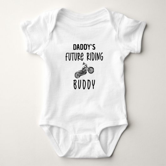 Daddy's Future Riding Buddy - Motorcross Romper (Voorkant)