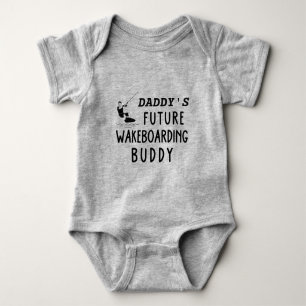 Daddy's Future Wakeboarding Buddy Wakeboarding Romper