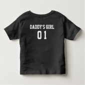 Daddy's Girl 01 Front and Back Kinder Shirts (Achterkant)
