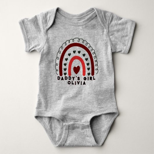 Daddy's Girl Baby Bodypakje Romper (Voorkant)