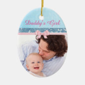 Daddy's Girl Baby Keepsake Ornament (Voorkant)