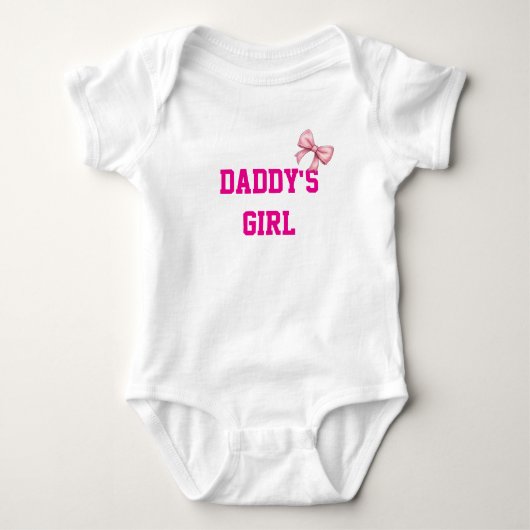 Daddy's Girl Baby Outfit Romper (Voorkant)