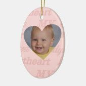 Daddys Girl Babys First Kerstman op persoonlijke t Keramisch Ornament (Links)