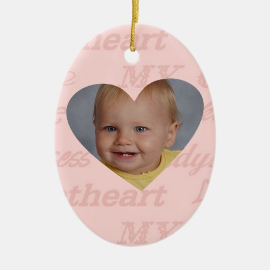 Daddys Girl Babys First Kerstman op persoonlijke t Keramisch Ornament (Voorkant)