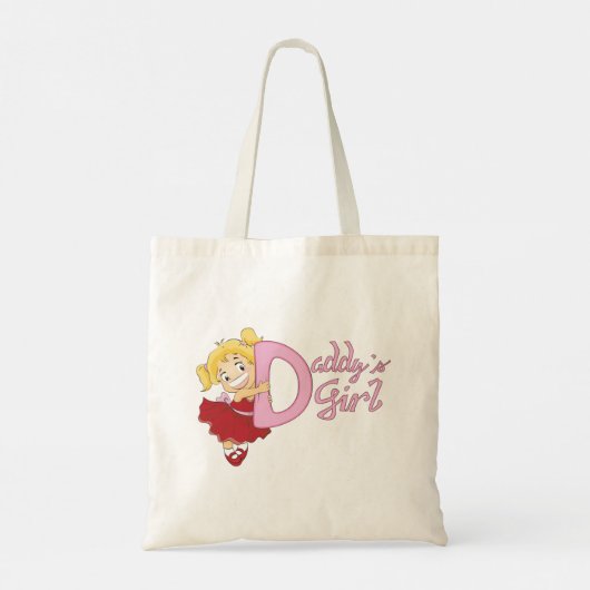 Daddys Girl Canvas tas (Achterkant)