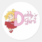 Daddys Girl Stickers (Voorkant)
