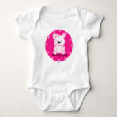 Daddy's Girl Teddybeer Baby Body Romper (Voorkant)