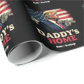 Daddy's Home 2025 Een patriottische en grappige ta Cadeaupapier (Rol Hoek)