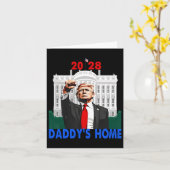 Daddy's Home 2028 Trump 2028 Kaart (Gele Bloem)