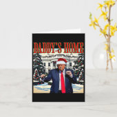 Daddy's Home Christmas Edition Witte Huis Trump D Kaart (Gele Bloem)