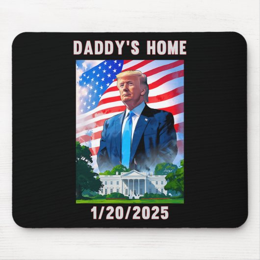 Daddy's Home Donald Trump 2024 Muismat (Voorkant)