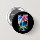 Daddy's Home Donald Trump 2024 Ronde Button 5,7 Cm (Voorkant /achterkant)