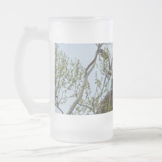 Daddys Home Frosted Glass Beer Mok (Links)