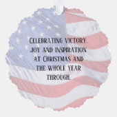 Daddy's Home President Donald Trump 2024 Overwinni Ornament Kaart (Achterkant)