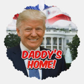 Daddy's Home President Donald Trump 2024 Overwinni Ornament Kaart (Voorkant)