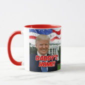 Daddy's Home President Donald Trump 2024 Patriotti Mok (Links)