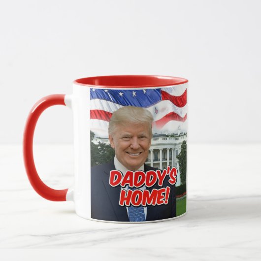 Daddy's Home President Donald Trump 2024 Patriotti Mok (Links)