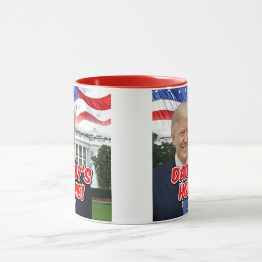 Daddy's Home President Donald Trump 2024 Patriotti Mok (Midden)