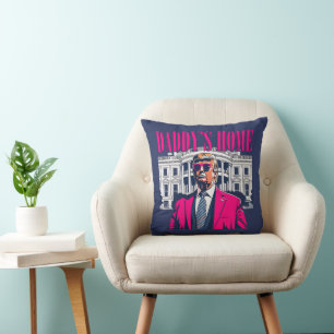 Daddy's Home Roze Trump Kussen