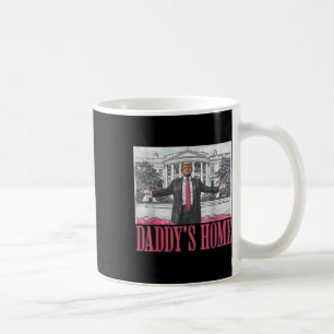 Daddys Home Shirt Witte Huis Trump 2024 Koffiemok