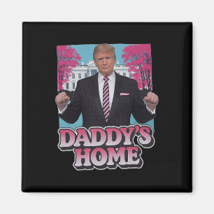 Daddy's Home Take America Ck Grappige Roze Donald Magneet