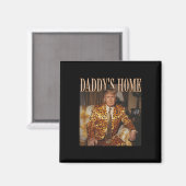 Daddy's Home Trump 2024 Leopard Funny Magneet (Voorkant / Achterkant)