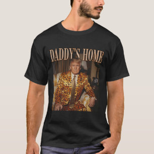 Daddy's Home Trump 2024 Leopard Funny T-shirt