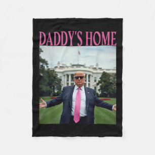 Daddys Home Trump maakte Amerikaanse Trump-merchan Fleece Deken