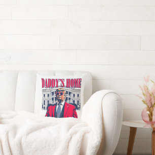Daddy's Home Trump Rood Wit en Blauw Kussen