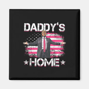 Daddys Home Trump Roze 2024 Grappig Trump Take Ame Magneet